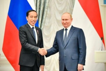 Presiden Jokowi Bertemu dengan Presiden Putin di Istana Kremlin