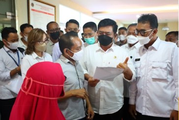 Kunjungi BPN Kota Bekasi, Menteri Hadi Tjahjanto Tinjau Implementasi Loket Prioritas
