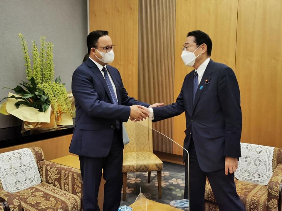 Gubernur Anies Sebut PM Jepang Berikan Perhatian yang Baik terhadap Jakarta dan Indonesia