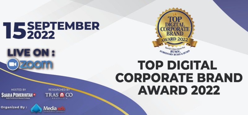 SuaraPemerintah.ID dan TRAS N CO Bakal Gelar Top Digital Corporate Brand Award 2022