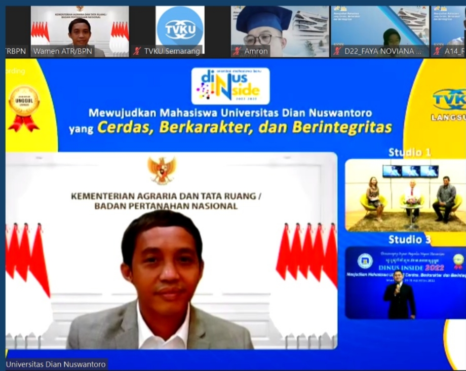 Wamen ATR/BPN Imbau Generasi Muda Berperan Aktif Wujudkan Indonesia Emas 2045
