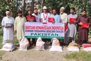 Kena Banjir Bandang, Pramuka Pakistan Dapat Bantuan dari Relawan Indonesia