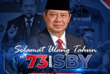 Selamat Ulang Tahun ke-73, Semoga SBY Selalu Sehat dan Bahagia
