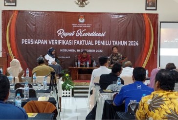 KPU Kebumen Tak Akan Libatkan Pihak Luar dalam Verfikasi Parpol Peserta Pemilu