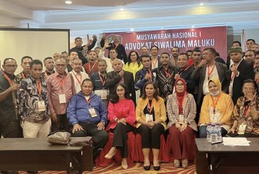 Munas I Advokat Siwalima Maluku Mengukuhkan Rhony Sapulette Jadi Ketum