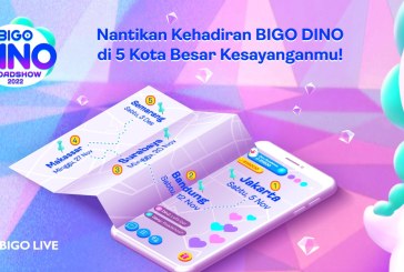BIGO Giant Dino World Tour Hadir di Indonesia untuk Tur Bigo Live Putaran Kedua Asia Tenggara