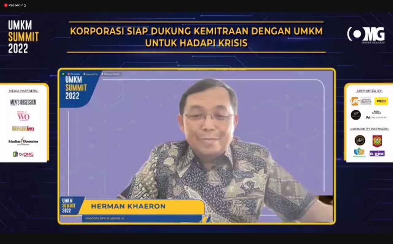 Herman Khaeron Sebut Tema yang Diangkat OMG di Webinar UMKM SUMMIT 2022 Penting untuk Tingkatkan Perekonomian Nasional