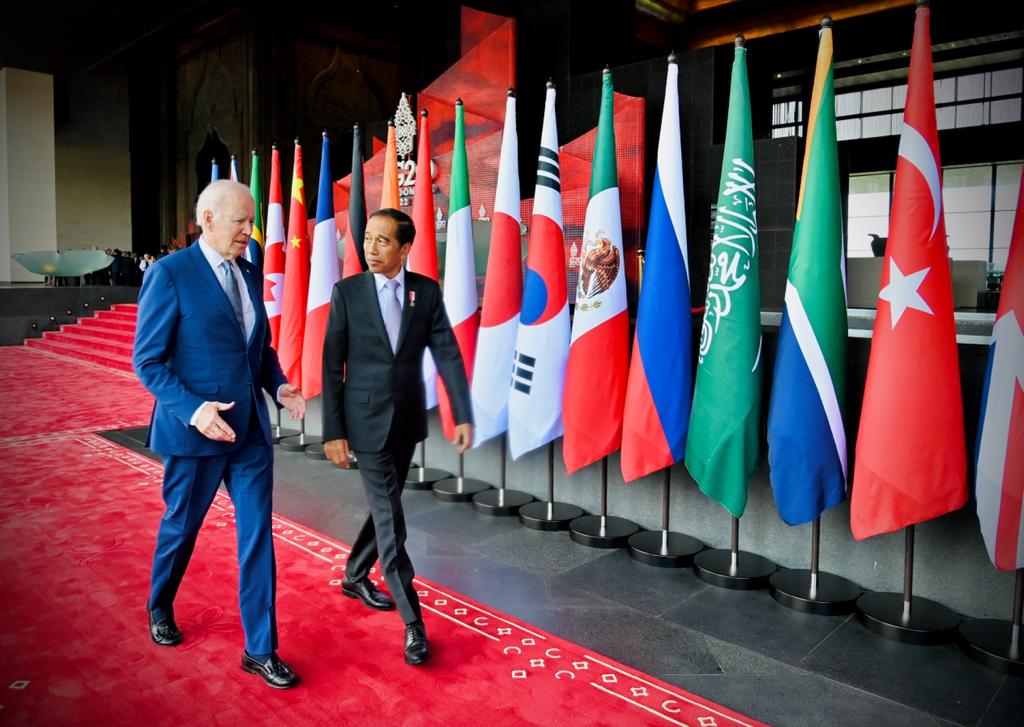 Jokowi Apresiasi Kehadiran Joe Biden pada KTT G20