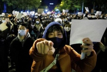 Lagi, Warga Demo di Guangzhou China Bentrok dengan Polisi