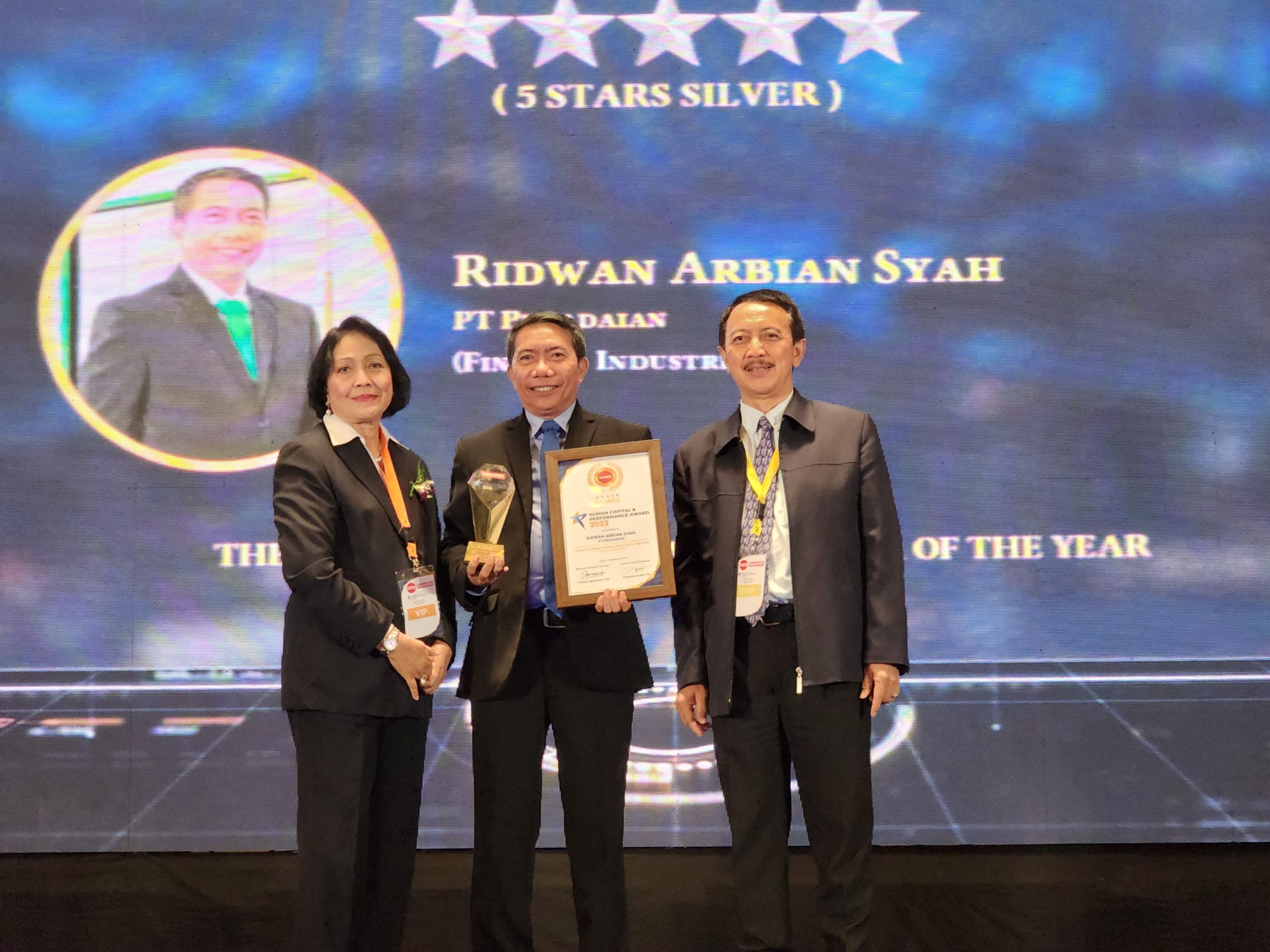 Pegadaian Borong Tiga Penghargaan di Ajang Human Capital & Performance Awards 2022