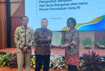 Peruri Terima 21 SHGB Perpanjangan dari BPN Jakarta Selatan