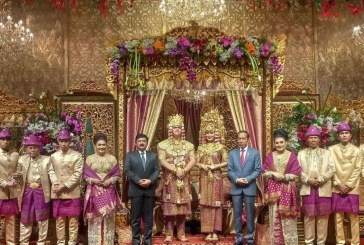 Didampingi Hadi Tjahjanto, Presiden Jokowi Hadiri Pernikahan Putra Mantan Menhan Ryamizard