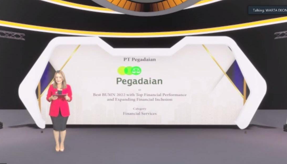 Pegadaian Raih Penghargaan Indonesia Best BUMN Award 2022