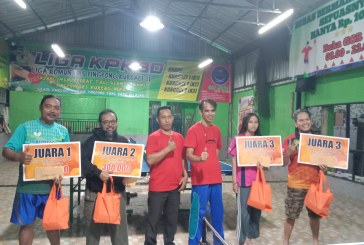 FOTO Para Juara Turnamen Pingpong Sop Janda Cup di GOR 3 Dewi, Kota Bekasi