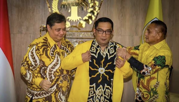Ridwan Kamil Gabung Golkar, Airlangga Optimis Menang di Jabar