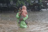 FOTO Hujan Deras Akibatkan Banjir di Kawasan Kavling Polri Ragunan, Jakarta