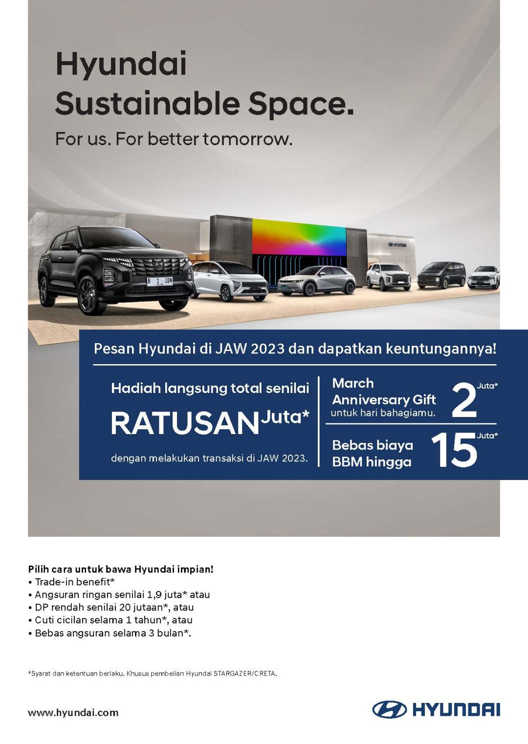 Hyundai Sambut Perhelatan JAW 2023 dan Ramadan dengan Ragam Program Menarik untuk Konsumen