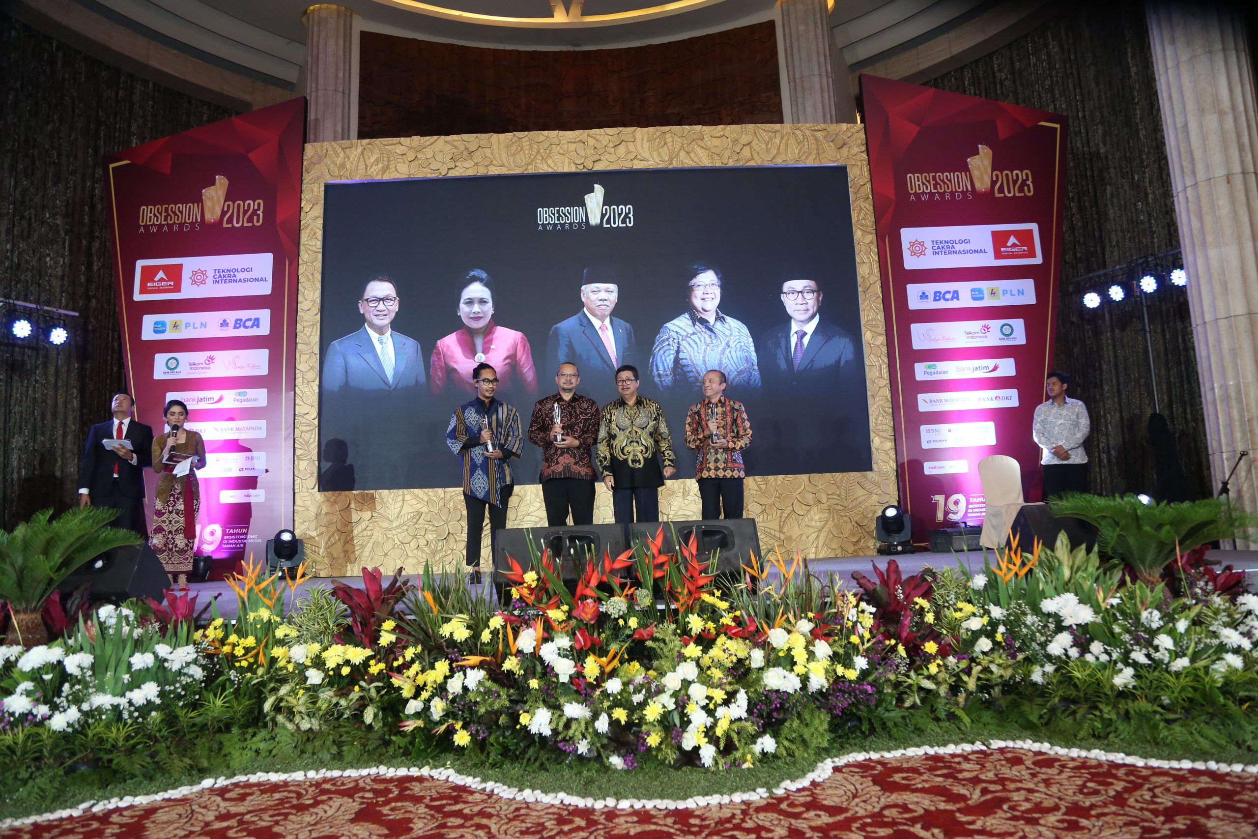 Arifin Tasrif Diganjar Penghargaan Best Ministers di Obsession Awards 2023