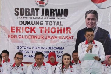 Sobat Jarwo Dorong Erick Thohir Jadi Gubernur Jabar 2024