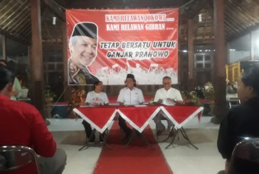 Bantah Membelot, Relawan Solo Raya Solid Dukung Ganjar Pranowo