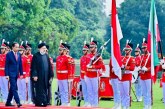 Presiden Jokowi Sambut Kunjungan Kenegaraan Presiden Iran Seyyed Ebrahim Raisi di Istana Bogor