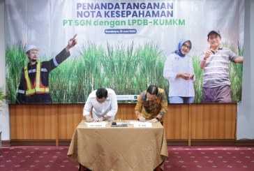 Dukung Program Ketahanan Pangan Komoditi Gula, LPDB-KUMKM  MoU dengan PT Sinergi Gula Nusantara