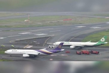 Dua Pesawat Bertabrakan di Bandara Tokyo Jepang