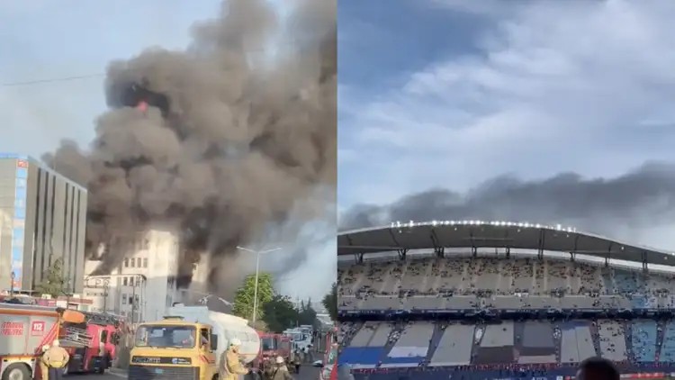 Kebakaran Pabrik Dekat Stadion Saat Final Liga Champions