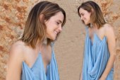 Gaun ‘Melayang’ Artis-Model Emma Watson Bingungkan Internet