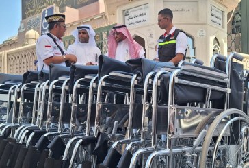 Jemaah Haji Lansia Dapat Bantuan Kursi Roda dari Baznas dan BSI