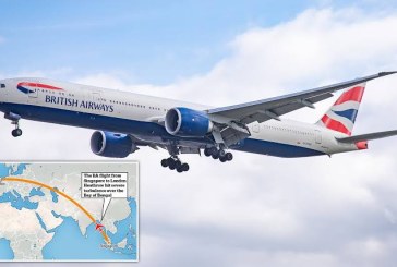 Lima Penumpang Pesawat Terluka Setelah Turbulensi Parah Hantam British Airways