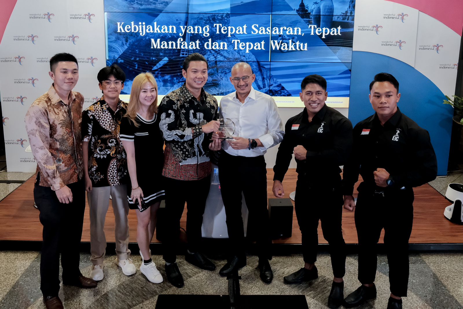 Menparekraf Apesiasi Brand Lokal Evolene Gelar Kompetisi Fitness dan Binaraga Internasional di Jakarta