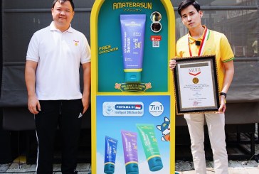 Amaterasun Sukses Raih Rekor MURI dengan Hadirkan Sunscreen Dispenser Pertama di Indonesia