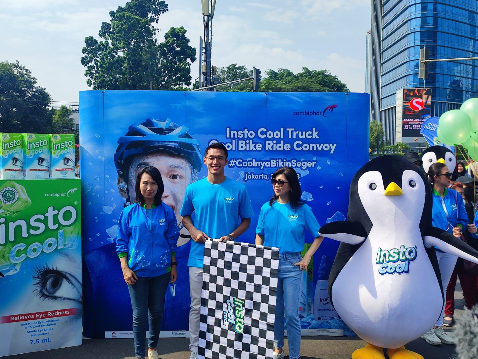 Edukasi Masyarakat, INSTO Cool Truck Ramaikan Konvoi Sepeda Cool Bike Ride   