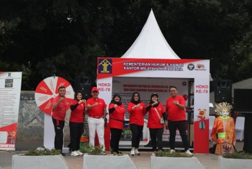 Kemenkumham DKI Jakarta Gelar Legal Expo di Car Free Day Sudirman