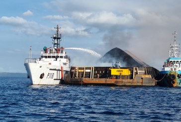 Kapal BG. Oceanus 32 Terbakar, Ditjen Hubla Kerahkan Kapal Patroli KPLP