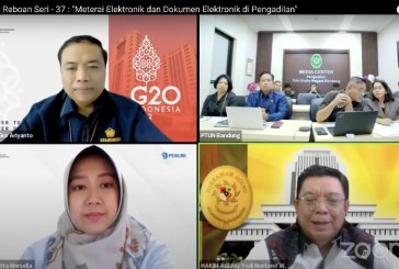 Diskusi PTUN Bandung Bahas Pentingnya Meterai Elektronik dalam Pembuktian Dokumen Elektronik di Pengadilan