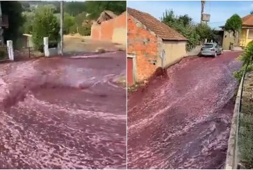 Kota di Portugal Dibanjiri 2,2 Juta Liter Anggur Merah Setelah Tangki Penyulingan Meledak