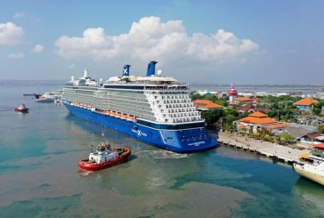 Pelindo Regional 3 Benoa Sukses Sandarkan Kapal Cruise Celebrity Solstice Ukuran Jumbo di Pelabuhan Benoa