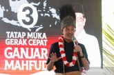 Kampanye Perdana di Merauke, Ganjar Promosikan Program Unggulan Satu Desa Satu Faskes Satu Nakes