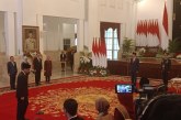 Jokowi Saksikan Pengucapan Sumpah Jabatan Ketua KPK Sementara Nawawi Pomolango