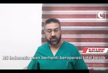 Kehabisan Bahan Bakar, Rumah Sakit Indonesia di Gaza Terpaksa Berhenti Beroperasi