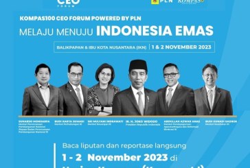 100 CEO dan Sejumlah Menteri Hadiri Acara Kompas100 CEO Forum untuk Bahas Visi Indonesia 2045
