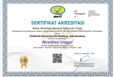 Menparekraf Apresiasi Politeknik Pariwisata NHI Bandung Peroleh Akreditasi Unggul dari BAN-PT