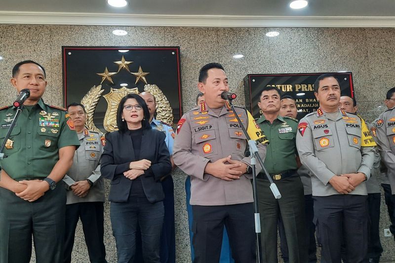 Agus Subiyanto Silaturahmi ke Mabes Polri Bahas Sinergisitas TNI-Polri