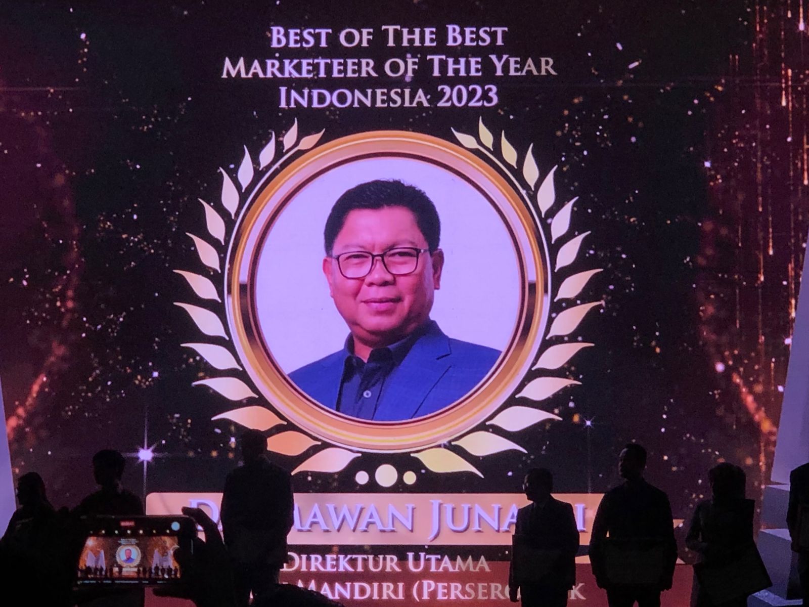 Sukses Pimpin Bank Mandiri, Darmawan Junaidi Dinobatkan Jadi Marketeer of The Year 2023