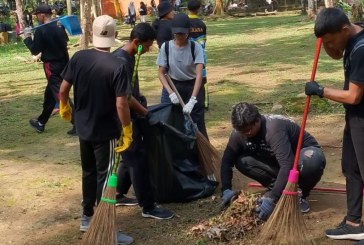 Ratusan Relawan dan Influencer Lakukan Aksi Bersih-bersih di Medan Zoo