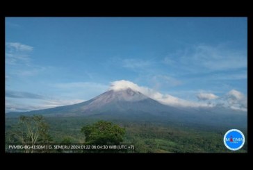 Gunung Semeru Berstatus Siaga usai Alami 19 Kali Gempa Letusan