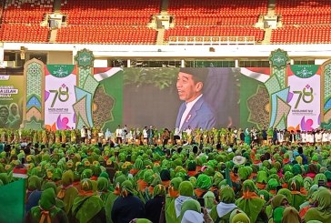 Jokowi Hadiri Harlah ke-78 Muslimat NU di Stadion Utama GBK