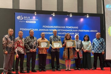 BPJAMSOSTEK Serahkan Anugerah Paritrana Awards Tingkat Jakarta